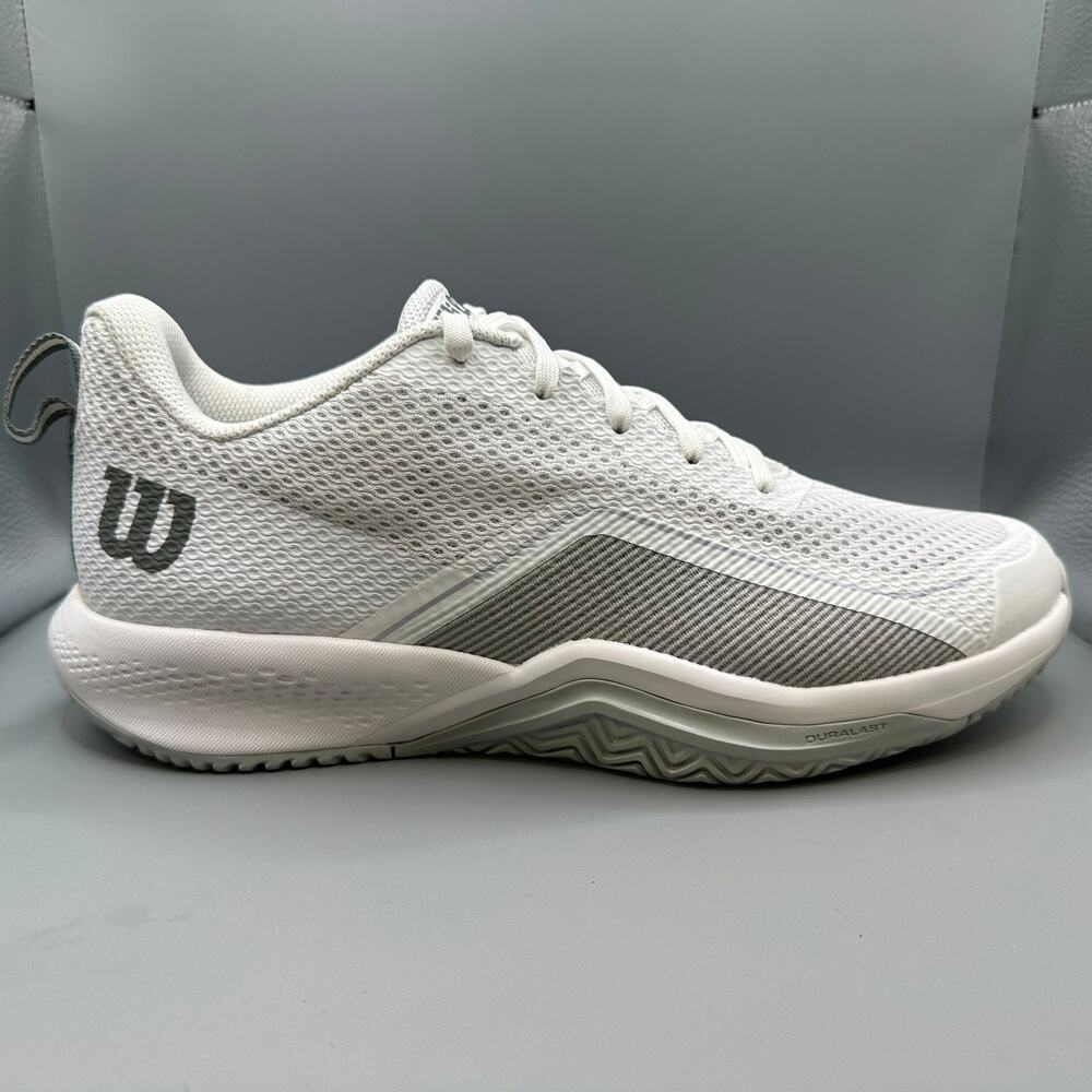 Wilson Rush Pro Lite Men Size 9.5 White Tennis Pickleball Shoes WRS333760 NEW